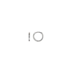 Pendientes de plata aro plano