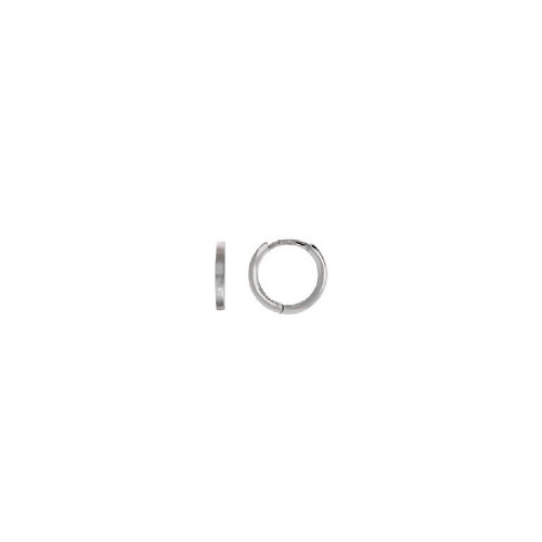 Pendientes de plata aro plano
