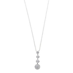 Collar de plata con circonitas