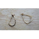 Pendientes de oro amarillo y diamantes