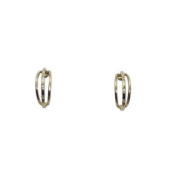 Pendientes de oro amarillo y diamantes