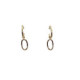 Pendientes de oro amarillo y diamantes