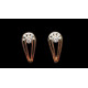 Pendientes de oro amarillo y diamantes