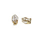 Pendientes de oro amarillo y diamantes