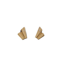 Pendientes de oro amarillo y diamantes