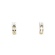 Pendientes de oro amarillo y oro blanco con diamantes