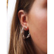 Pendientes de plata en forma de aros