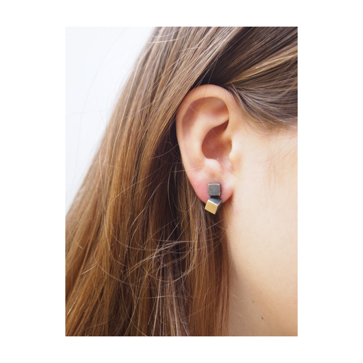 Pendientes de plata y oro