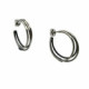 Pendientes de plata en forma de aros Pendientes de plata en forma de aros