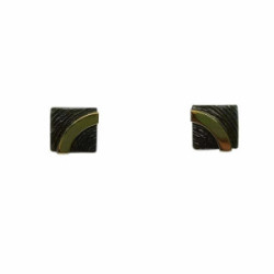 Pendientes de plata y oro