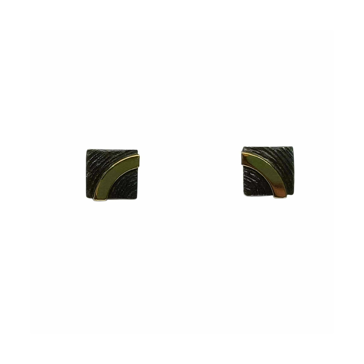 Pendientes de plata y oro Pendientes de plata y oro