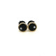 Pendientes de plata y oro con diamante Pendientes de plata y oro con diamante