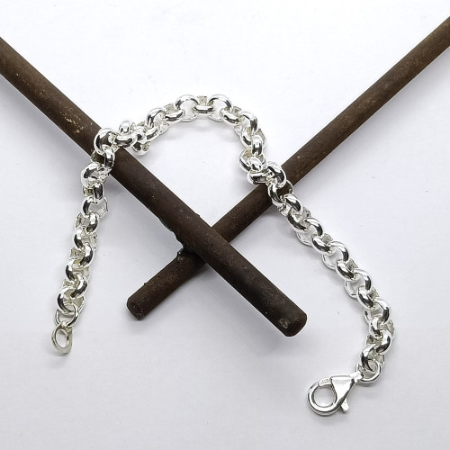 Pulsera balueta plata