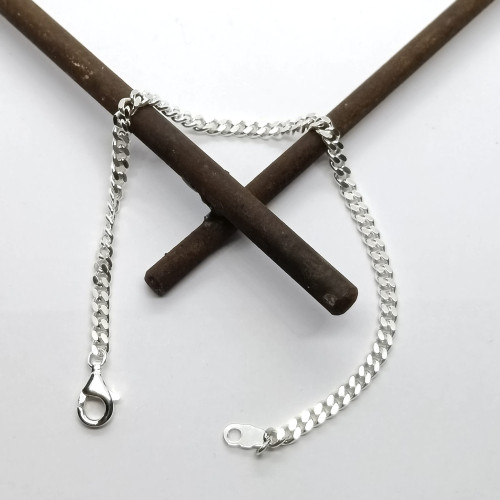 Pulsera barbada plata Pulsera barbada plata