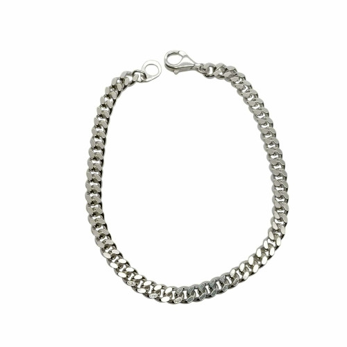 Pulsera barbada plata Pulsera barbada plata