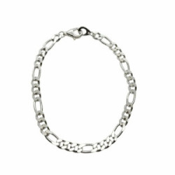 Pulsera tres por uno plata