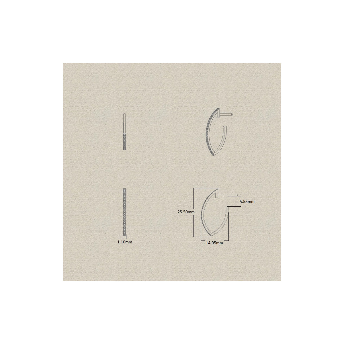 Pendientes de oro amarillo y diamantes