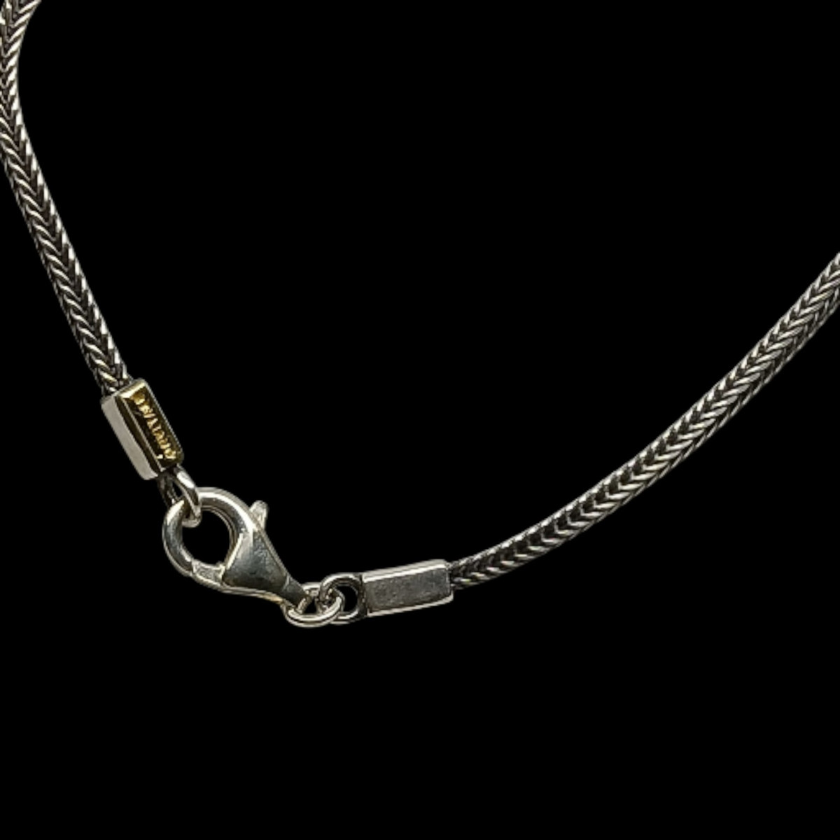 Gargantilla de plata y oro