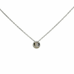 Gargantilla de oro blanco y diamante