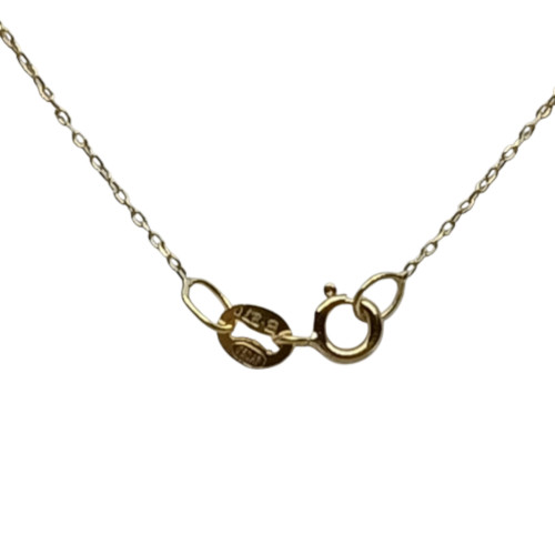 Gargantilla de oro amarillo y diamante