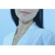 COLLAR DE PLATA CHAPADA CON PERLA