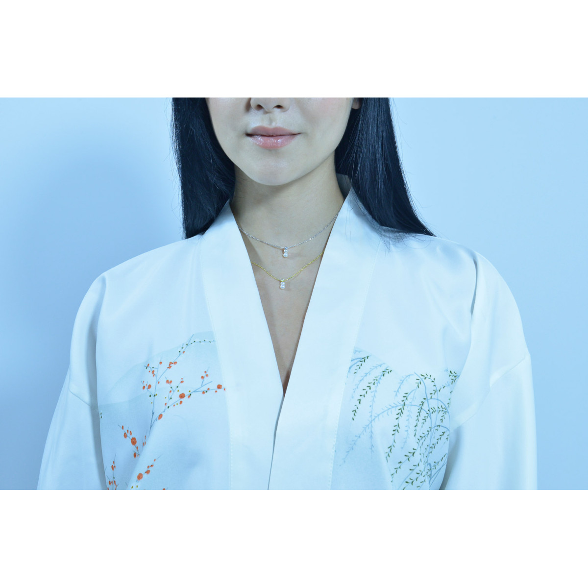 COLLAR DE PLATA CON PERLAS