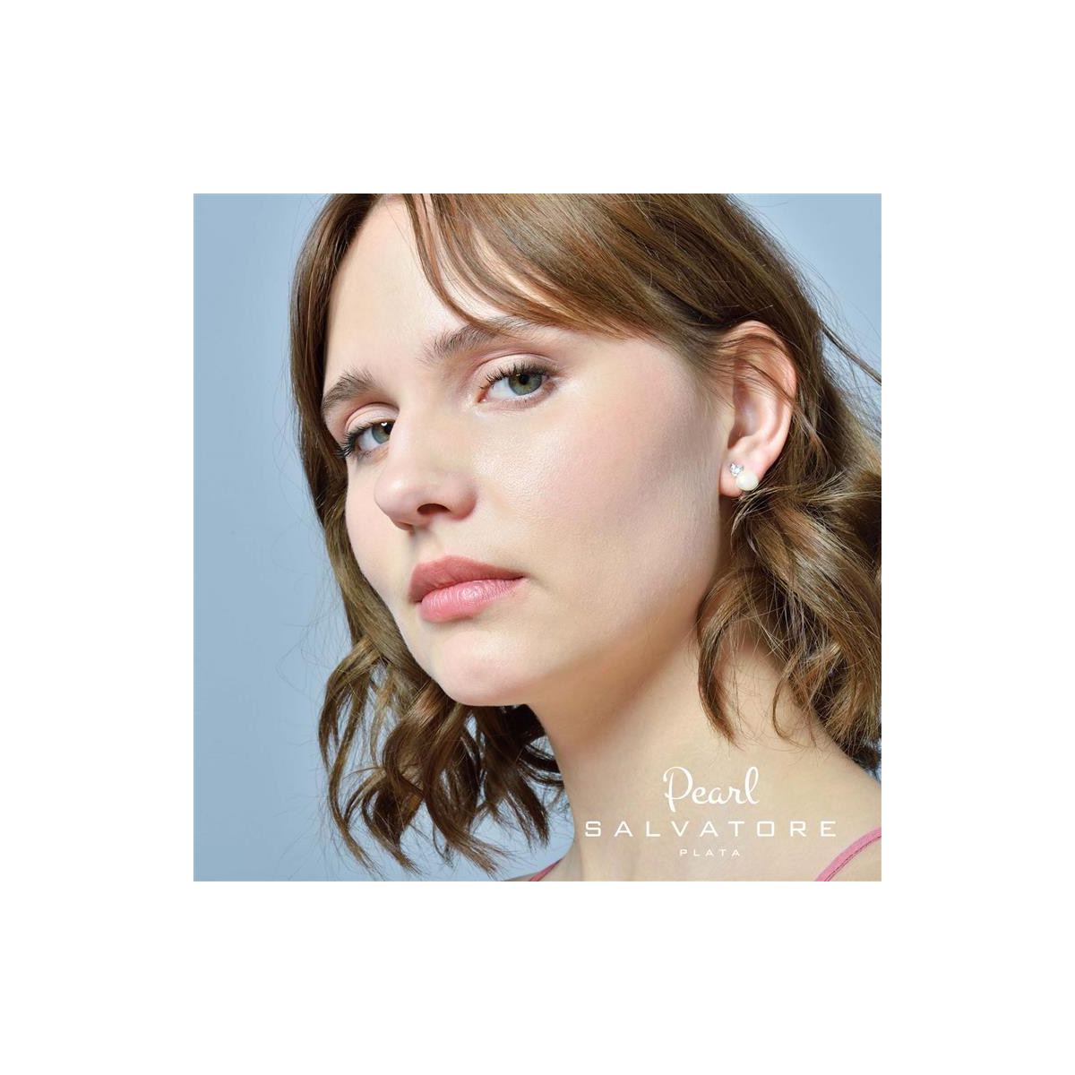 PENDIENTES DE PLATA CON PERLA Y CIRCONITA