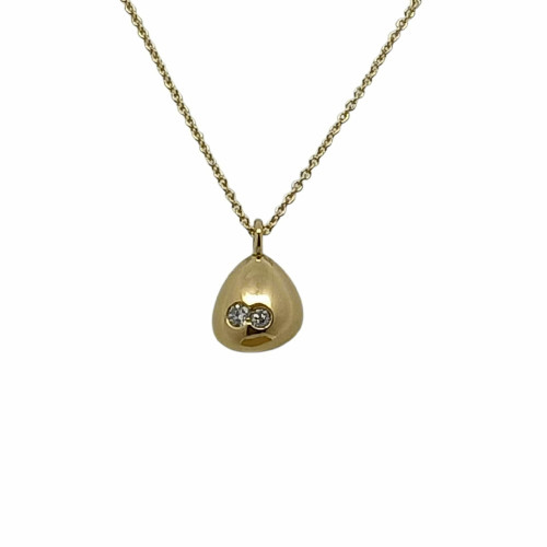 Gargantilla de oro amarillo y diamantes