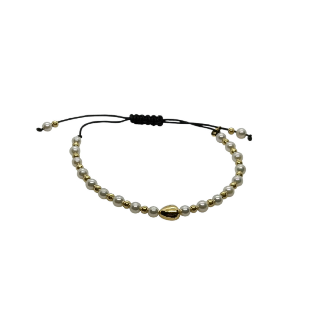 Pulsera de Perlas  y oro amarillo