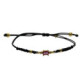 Pulsera de plata con macramé y circonita Pulsera de plata con macramé y circonita