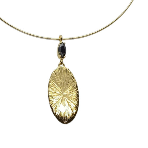 Collar de plata con circonita