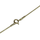Collar de plata chapada con circonita