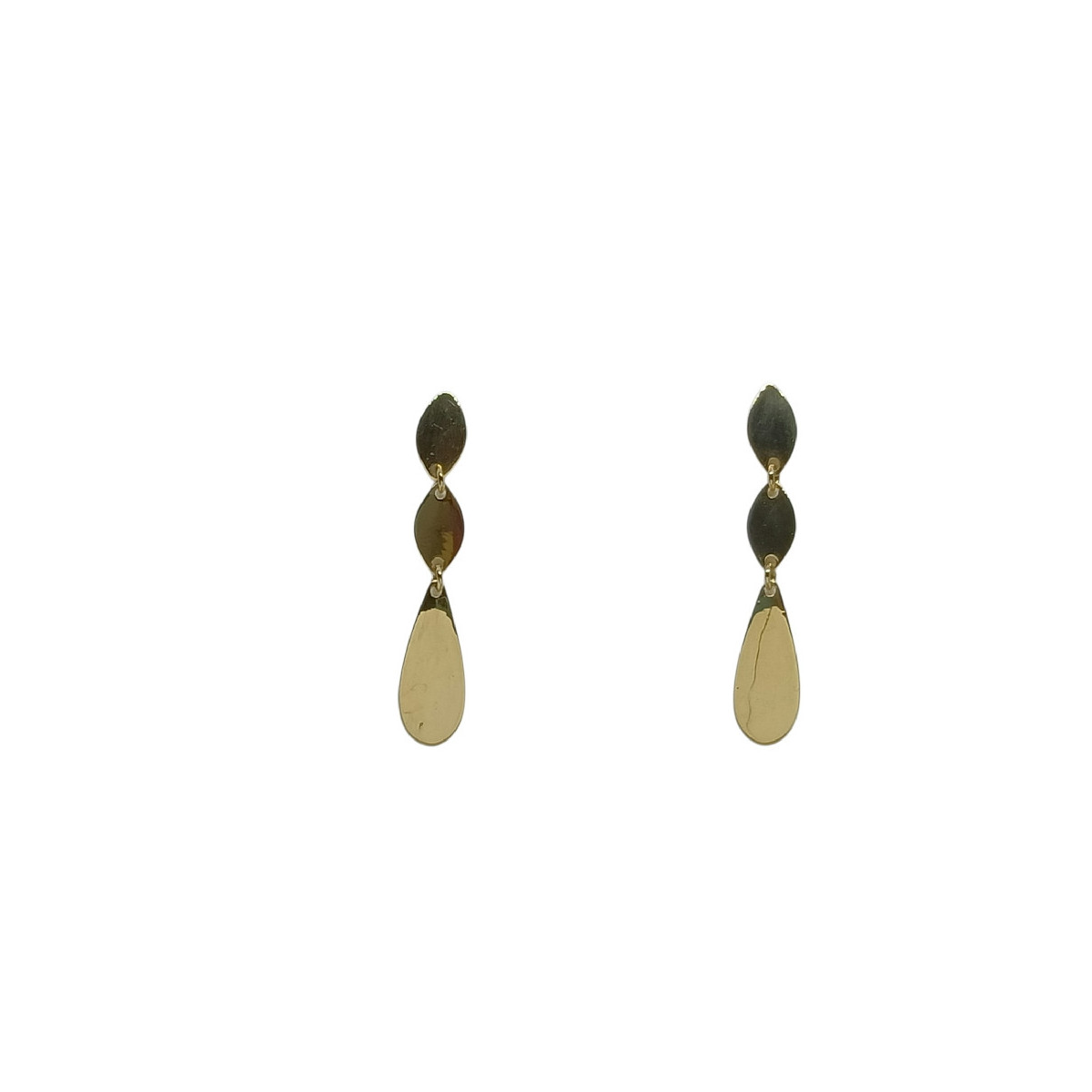 Pendientes de oro amarillo