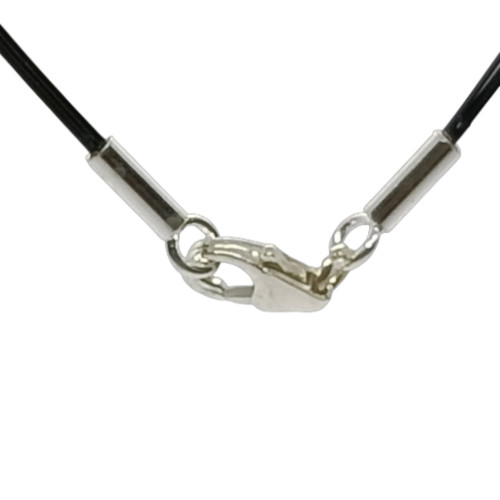 Colgante de plata y oro con diamante