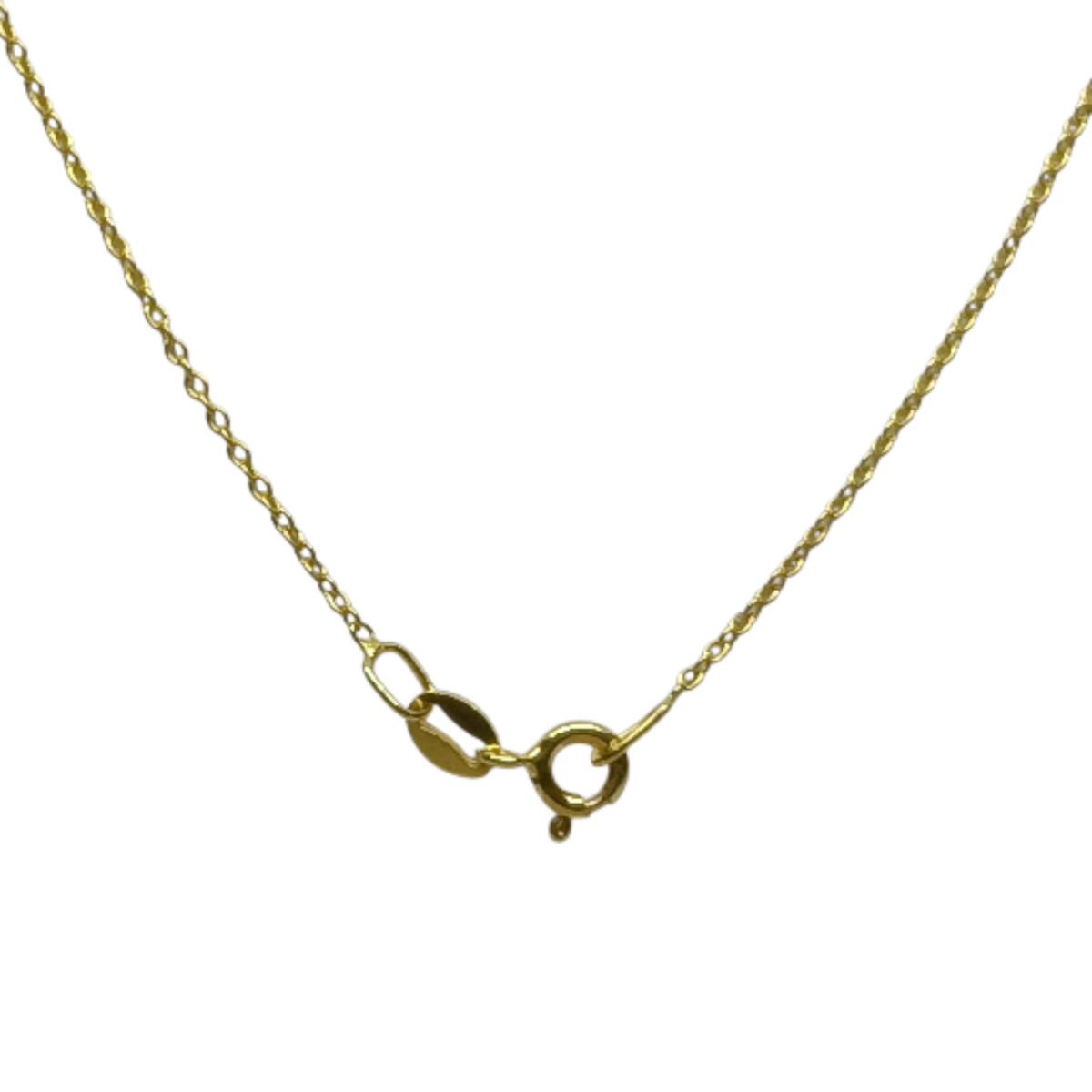 Colgante de plata y oro con diamante