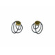 Pendientes de plata chapada