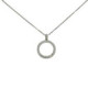 Gargantilla de oro blanco con diamantes
