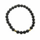 Pulsera de Ónix y oro amarillo