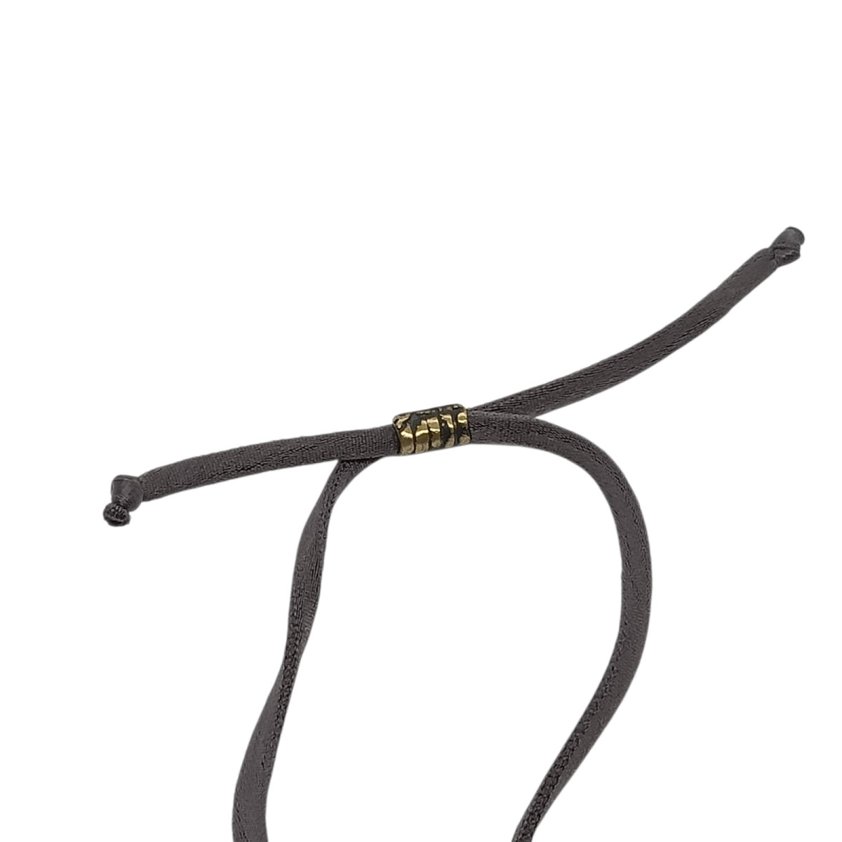 Gargantilla de plata y bronce