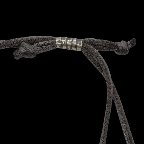Gargantilla de plata y bronce con perlas