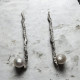 Pendientes de plata y perla