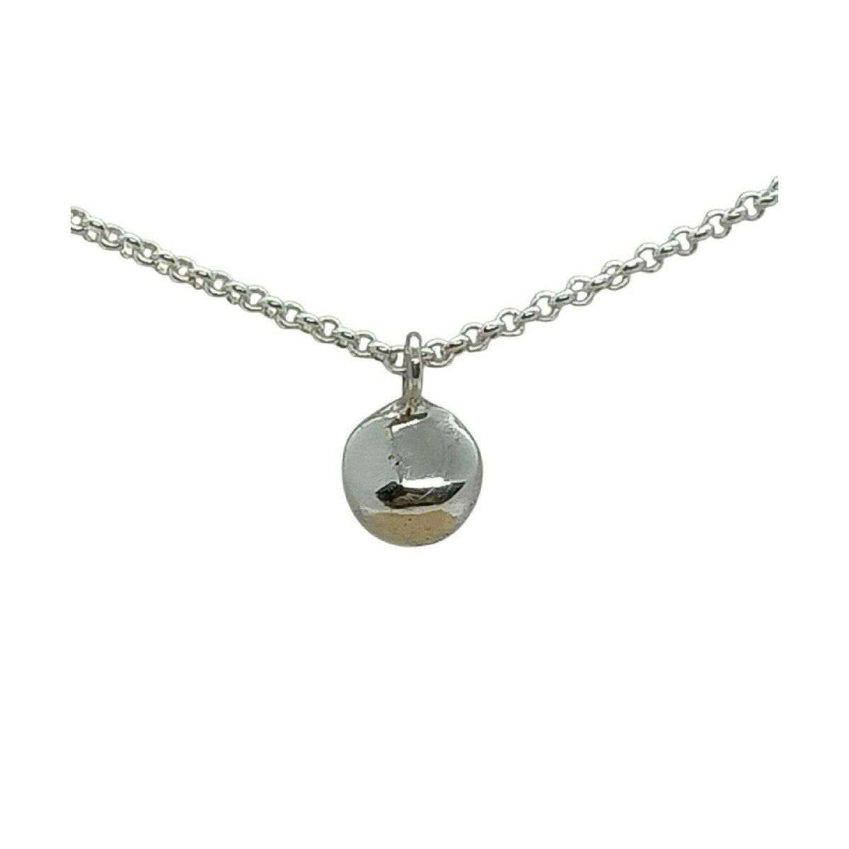 Gargantilla de plata con colgante
