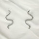 Pendientes de oro blanco con diamantes
