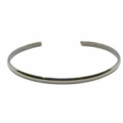 Brazalete rígido de plata