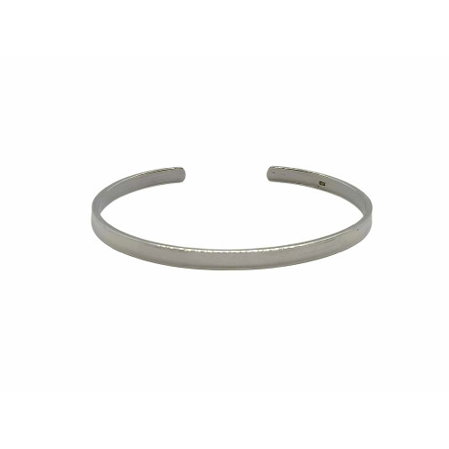 Brazalete rígido de plata