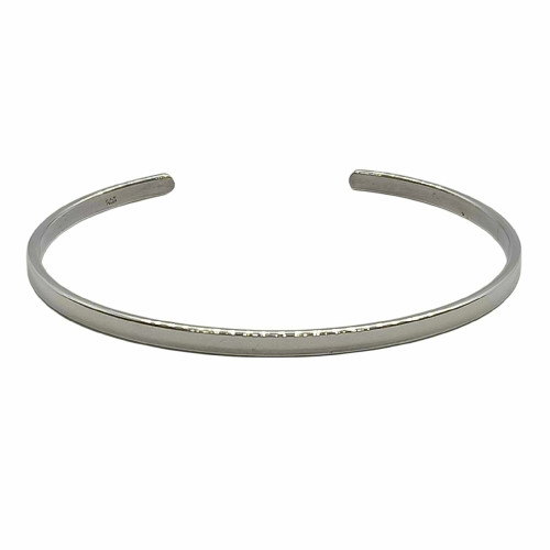 Brazalete rígido de plata