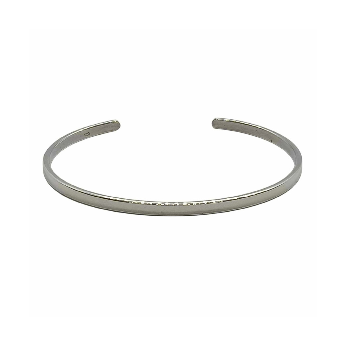 Brazalete rígido de plata