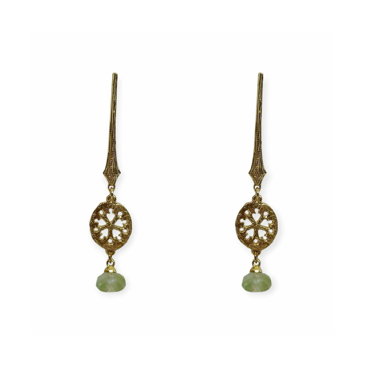 Pendientes de oro amarillo