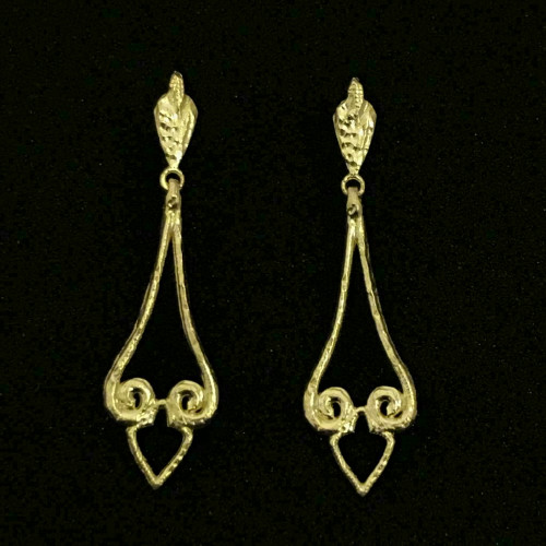 Pendientes de oro amarillo
