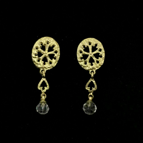 Pendientes de oro amarillo